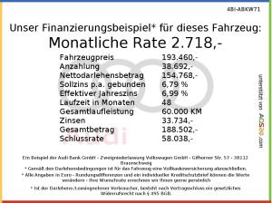 Audi RS Q8 SUV performance 305km/h Optik-Paket Memory