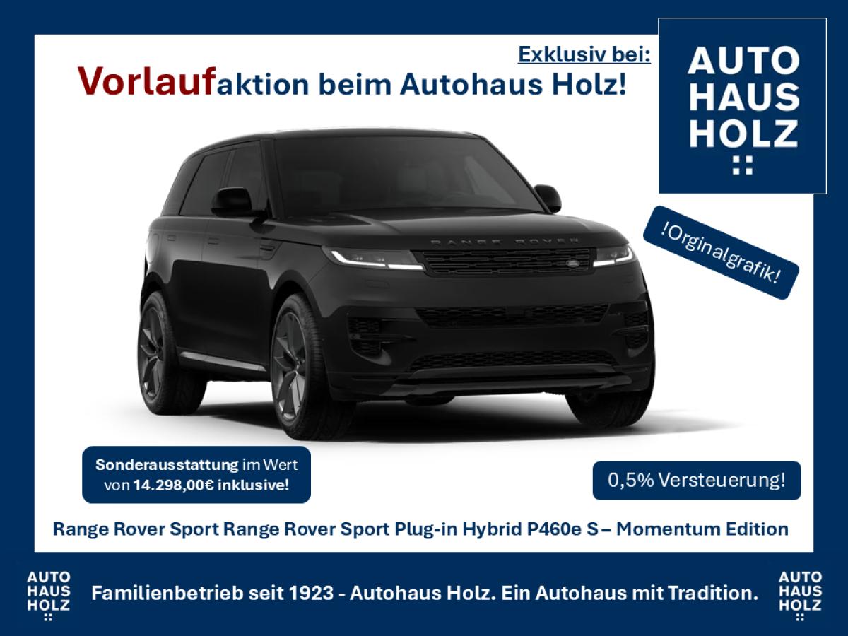 Land Rover Range Rover Sport Sondermodell Momentum - 22ZOLL SCHWARZ - SCHWARZ PAKET - TECHNOLOGIEPAKET - AHK - WINTERPAKET