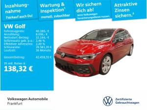 Volkswagen Golf VIII 2.0 TSI DSG GTI Navi LEDPlus ACC DCC DAB+ FrontAssist