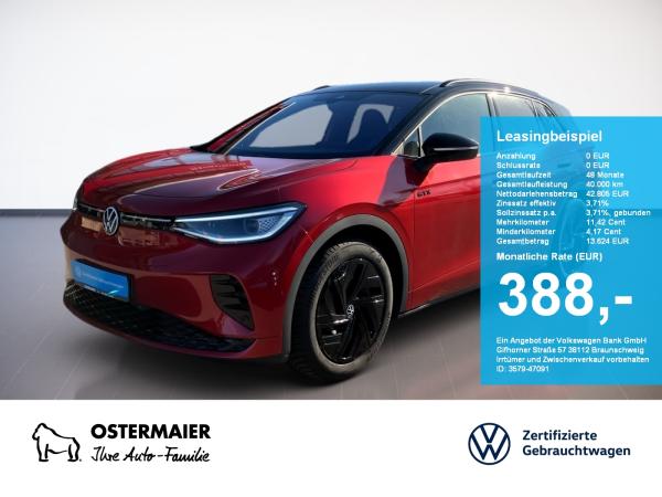 Volkswagen ID.4 GTX 4M NP.71T ACC.5J-G.WÄRMEPUMPE.AHK.KAMERA.NAVI.HARMAN.HUD.PANO