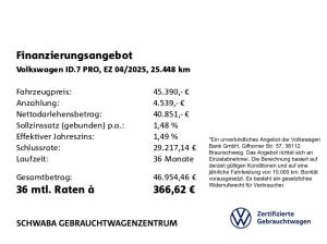 Volkswagen ID.7 Pro Wärmep.*IQ.LIGHT*HdUp*AHK*ACC*R-KAM*20"