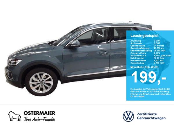 Volkswagen T-Roc STYLE 1.0TSI NP.40t. ACC.5J-G.AHK.KAMERA.NAVI+VC.LED.SHZ
