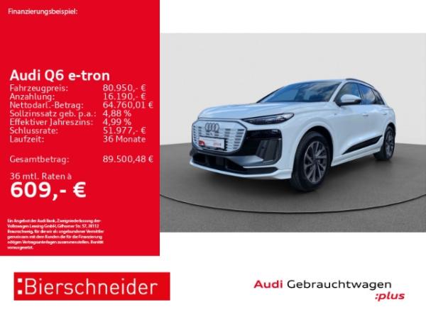 Audi Q6 e-tron qu 2x S-line AHK MATRIX PANO AR-HuD B&O