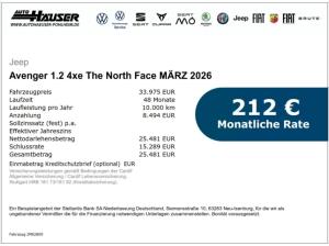 Jeep Avenger 1.2 4xe The North Face MÄRZ 2026