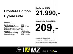 Opel Frontera Edition Hybrid