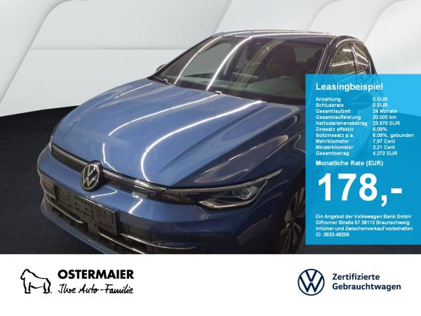 Abbildung Leasingangebot VW Golf