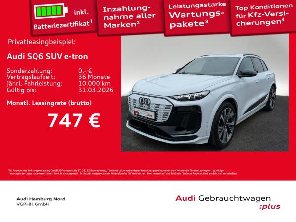Audi SQ6 e-tron SQ6 SUV e-tron TechPro Akustik Panorama Navi ACC Audi SQ6 e-tron SQ6 SUV e-tron TechPro Akustik Panorama Navi ACC
