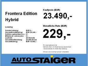 Opel Frontera Edition Hybrid