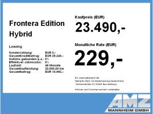 Opel Frontera Edition Hybrid