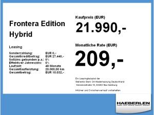 Opel Frontera Edition Hybrid