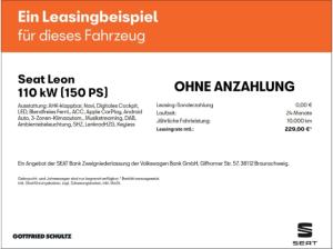 Seat Leon Sportstourer FR TDI DSG AHK NAVI SITZHEIZUNG EINPARKHILFE