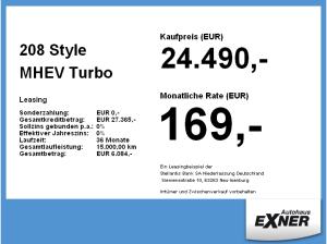 Peugeot 208 Style MHEV