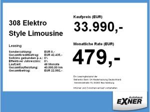 Peugeot 308 Elektro Style Limousine **Gewerbehammer**