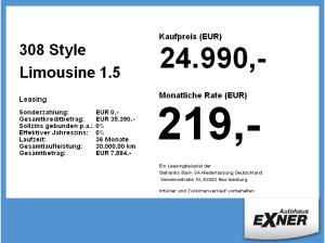 Peugeot 308 Style Limousine 1.5 Diesel **Gewerbehammer**