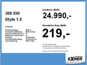 Peugeot 308 SW Style 1.5 Diesel **Gewerbehammer**