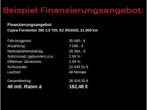 Cupra Formentor 2.0TDI DSG / Navi, 360°, FullLink, LED