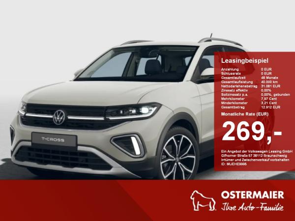 Volkswagen T-Cross Style 1.0TSI DSG LED,PDC,KAMERA,KEYLESS,AHK