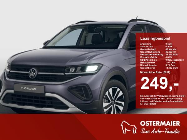 Volkswagen T-Cross Life 1.0TSI 6-Gang LED,AHK,KAMERA,NAVI,PDC