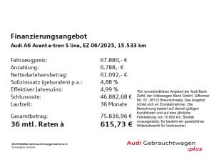 Audi A6 e-tron A6 Avant e-tron 2x S line *Wärmep.*AHK*PANO*21''