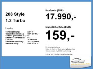 Peugeot 208 Style 1.2 Turbo **Gewerbehammer**