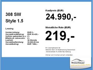 Peugeot 308 SW Style 1.5 Diesel **Gewerbehammer**