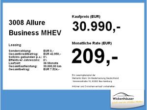 Peugeot 3008 Allure Business MHEV **Gewerbehammer**