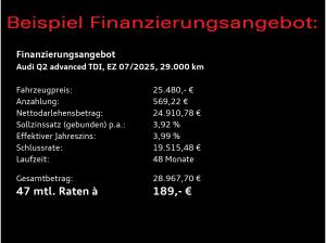 Audi Q2 advanced 35TDI S-tronic / MMI-Navi+, LED, RFK