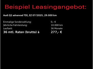 Audi Q2 advanced 35TDI S-tronic / MMI-Navi+, LED, RFK
