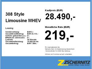 Peugeot 308 Style Limousine MHEV