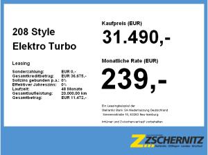 Peugeot 208 Style Elektro