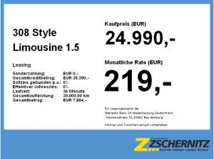Peugeot 308 Style Limousine 1.5 Diesel **Gewerbehammer**