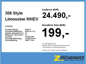 Peugeot 308 Style Limousine MHEV **Gewerbehammer**
