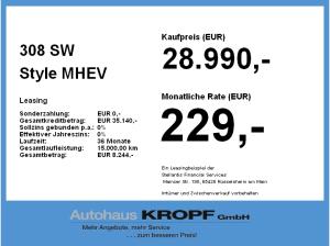 Peugeot 308 SW Style MHEV