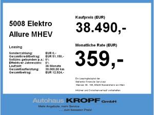 Peugeot 5008 Elektro Allure **Gewerbehammer**