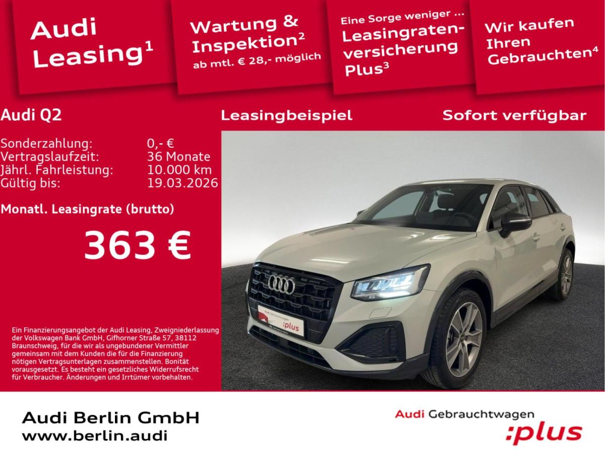 Audi Q2 Advanced 35 TFSI S tr. AHK LED RFK NAVI