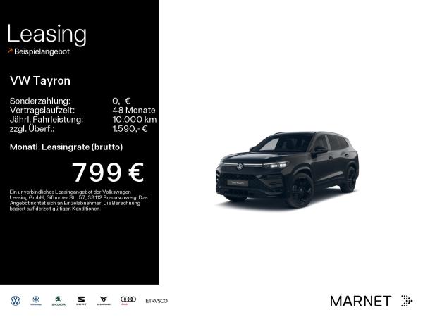 Volkswagen Tayron R-Line 2,0 l TDI SCR 4MOTION 7-Gang-Doppelkupplungsgetrie be DSG