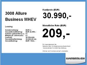 Peugeot 3008 Allure Business MHEV **Gewerbehammer**