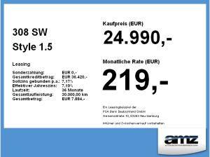 Peugeot 308 SW Style 1.5 Diesel **Gewerbehammer**inkl. Zulassung**