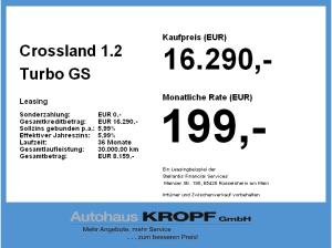 Opel Crossland 1.2 Turbo GS Line LED+SHZ+2xKlima+LM