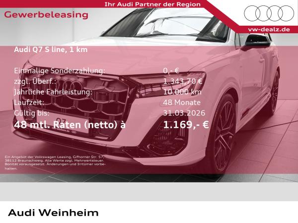 Audi Q7 SUV S line TFSI e quattro tiptronic