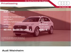 Audi Q3 SUV e-Hybrid E-Förderung als Anzahlung