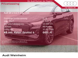 Audi Q4 e-tron Q4 45 e-tron quattro Klima NAVI AHK ALU 21" LED