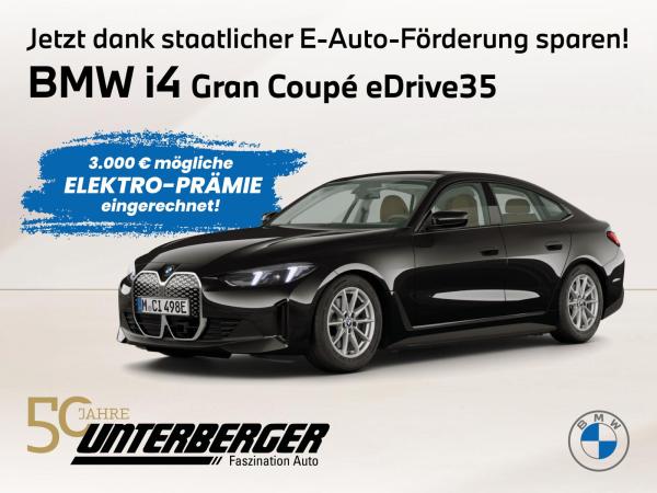 BMW i4 Gran Coupé eDrive 35 mit 3.000,- € möglicher staatlicher Förderung bereits für Sie eingerechnet!