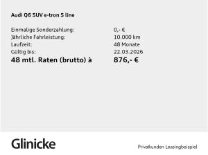 Audi Q6 e-tron Q6 SUV e-tron perform. S-Line AHK HuD Pano B&O