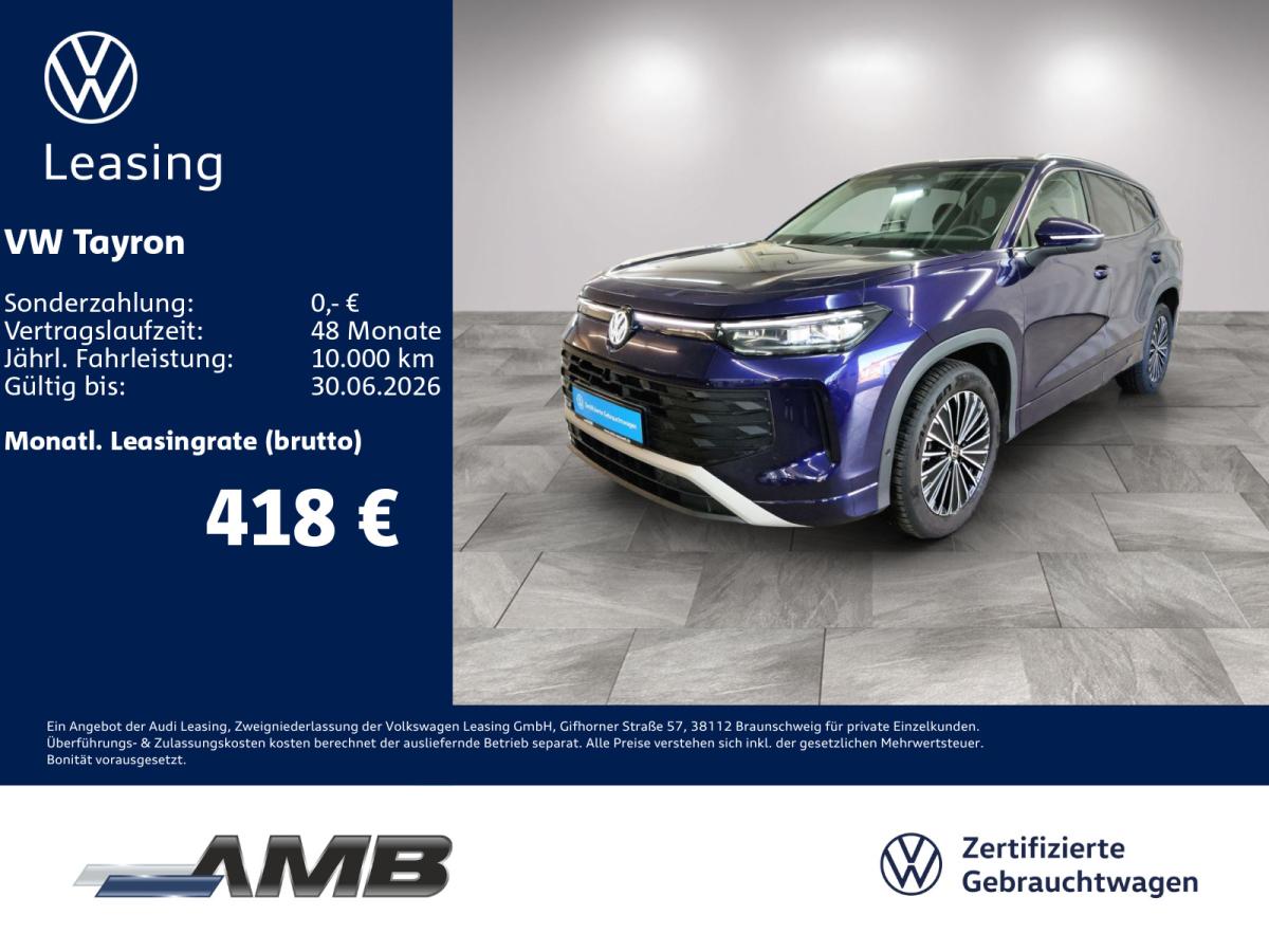 Volkswagen Tayron Life 2.0 TDI AHK/LED/ACC/RFK/bis06.30Garantie