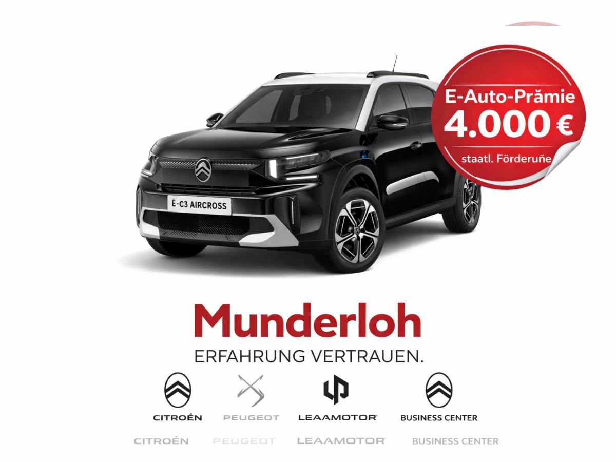 Citroën C3 Aircross e-C3 Aircross MAX 💸 PRÄMIENKNALLER 💸 4000€ PRÄMIE INKLUDIERT