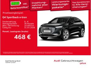 Audi Q4 e-tron Q4 Sportback e-tron 45 S line AHK Nav Matrix ACC