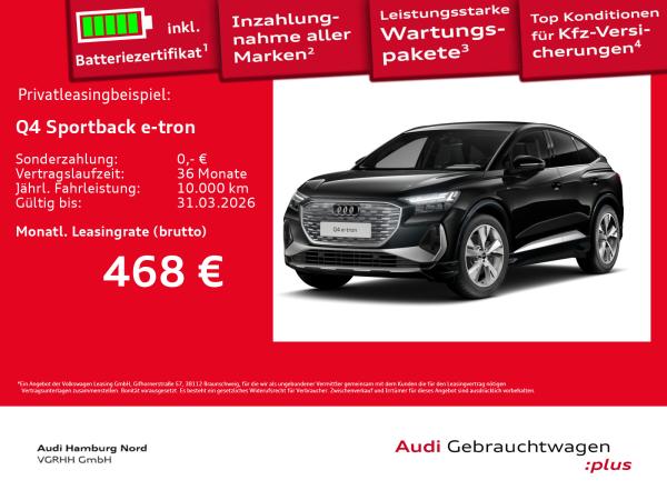 Audi Q4 e-tron Q4 Sportback e-tron 45 S line AHK Nav Matrix ACC