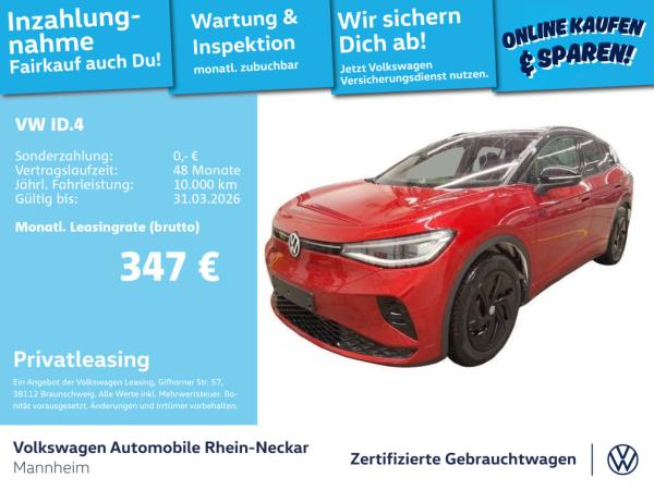 Volkswagen ID.4 GTX GAR 2030 Navi AHK LED uvm