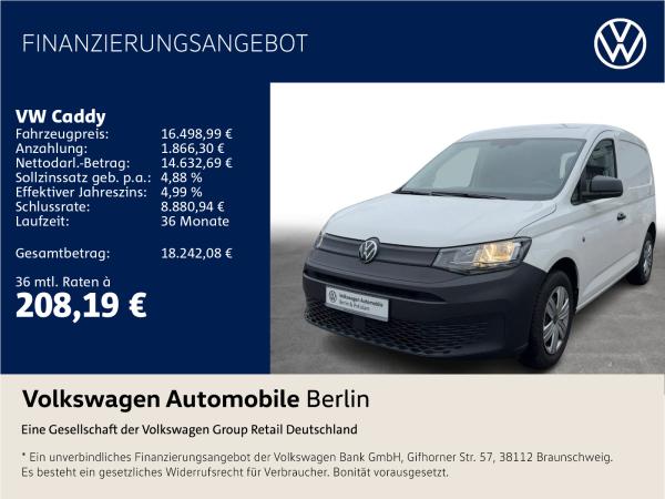 Volkswagen Caddy Cargo 1.5 TSI Navi Radio PDC